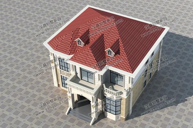 簡歐別墅設(shè)計圖，占地135平，復(fù)式挑空和健身房，誰更深得你心？