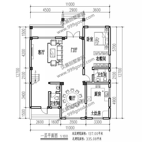 簡歐別墅設(shè)計圖，占地135平，復(fù)式挑空和健身房，誰更深得你心？