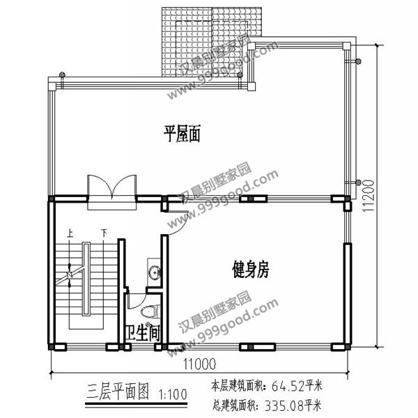簡歐別墅設(shè)計圖，占地135平，復(fù)式挑空和健身房，誰更深得你心？