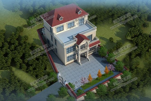 簡歐別墅設(shè)計圖，占地135平，復(fù)式挑空和健身房，誰更深得你心？