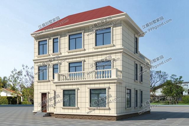 簡歐別墅設(shè)計圖，占地135平，復(fù)式挑空和健身房，誰更深得你心？