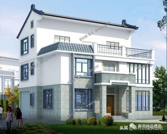 2024年新款別墅設(shè)計(jì)圖，這4套農(nóng)村別墅，南方北方都適用