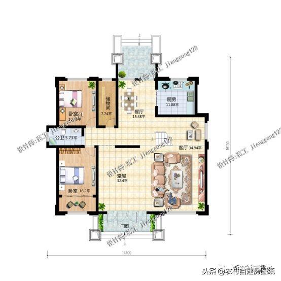 2024年新款別墅設(shè)計(jì)圖，這4套農(nóng)村別墅，南方北方都適用