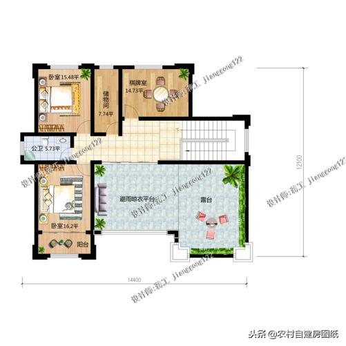 2024年新款別墅設(shè)計(jì)圖，這4套農(nóng)村別墅，南方北方都適用