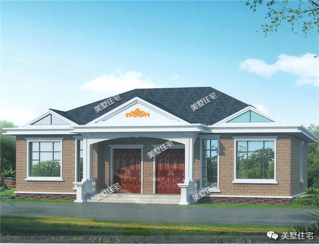 5套一層別墅設計圖，每一套都很便宜，最后一套最好看！