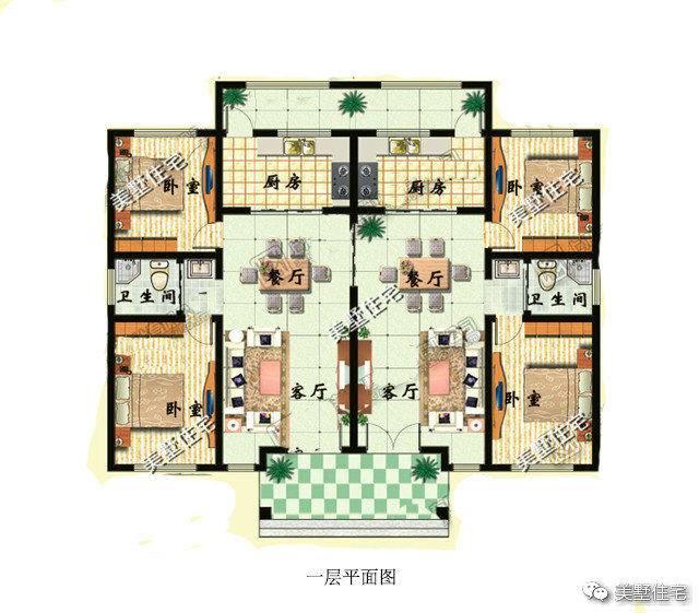 5套一層別墅設計圖，每一套都很便宜，最后一套最好看！