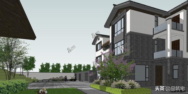 三層中式田園風(fēng)別墅設(shè)計(jì)圖，送給父母養(yǎng)老，也安放我們的鄉(xiāng)愁