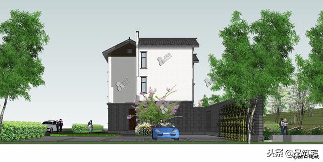 三層中式田園風(fēng)別墅設(shè)計(jì)圖，送給父母養(yǎng)老，也安放我們的鄉(xiāng)愁