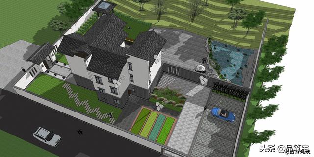 三層中式田園風(fēng)別墅設(shè)計(jì)圖，送給父母養(yǎng)老，也安放我們的鄉(xiāng)愁