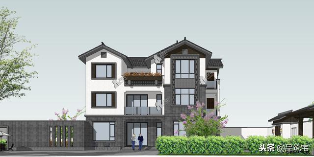 三層中式田園風(fēng)別墅設(shè)計(jì)圖，送給父母養(yǎng)老，也安放我們的鄉(xiāng)愁