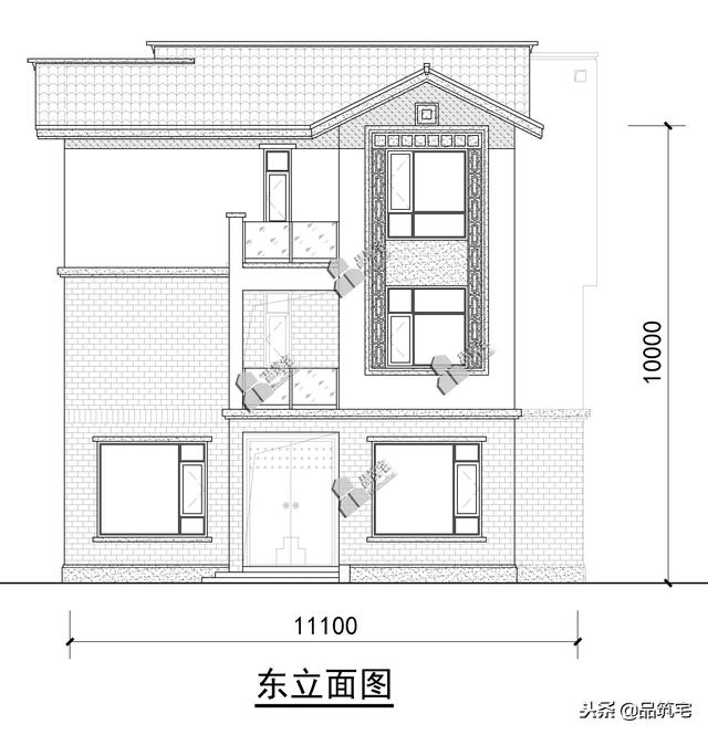 三層中式田園風(fēng)別墅設(shè)計(jì)圖，送給父母養(yǎng)老，也安放我們的鄉(xiāng)愁