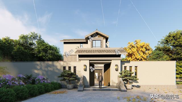 三層中式田園風(fēng)別墅設(shè)計(jì)圖，送給父母養(yǎng)老，也安放我們的鄉(xiāng)愁