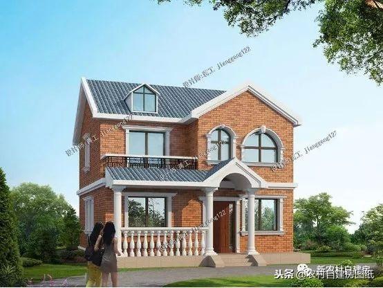 6款小別墅設(shè)計圖，一二三層都有，面寬10米以下，功能齊全樣式大氣