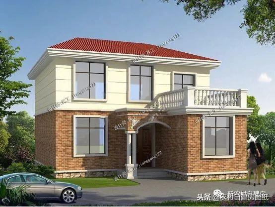 6款小別墅設(shè)計圖，一二三層都有，面寬10米以下，功能齊全樣式大氣