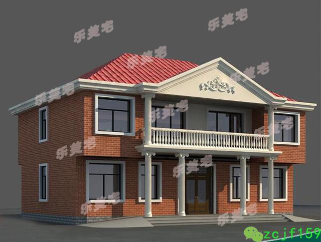 30萬歐式別墅設(shè)計(jì)圖，一層單戶二層雙拼，設(shè)計(jì)獨(dú)特！