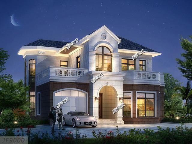 這棟2層別墅設(shè)計圖深受農(nóng)村喜愛，準(zhǔn)備好25萬開建