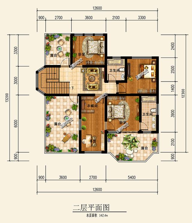 這棟2層別墅設(shè)計圖深受農(nóng)村喜愛，準(zhǔn)備好25萬開建