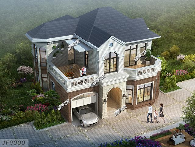 這棟2層別墅設(shè)計圖深受農(nóng)村喜愛，準(zhǔn)備好25萬開建