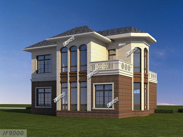 這棟2層別墅設(shè)計圖深受農(nóng)村喜愛，準(zhǔn)備好25萬開建