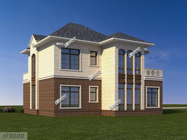 這棟2層別墅設(shè)計圖深受農(nóng)村喜愛，準(zhǔn)備好25萬開建