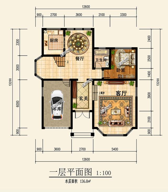這棟2層別墅設(shè)計圖深受農(nóng)村喜愛，準(zhǔn)備好25萬開建