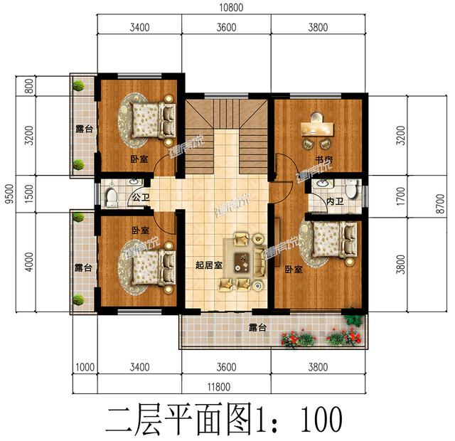 推薦給您一款現(xiàn)代別墅設(shè)計(jì)圖，農(nóng)村人都住別墅了，我們還在為買房發(fā)愁