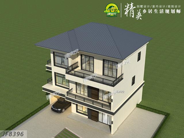 推薦給您一款現(xiàn)代別墅設(shè)計(jì)圖，農(nóng)村人都住別墅了，我們還在為買房發(fā)愁