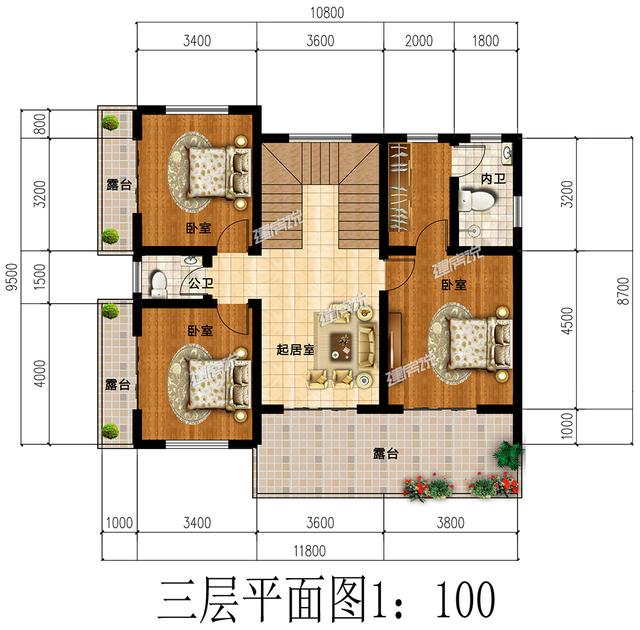推薦給您一款現(xiàn)代別墅設(shè)計(jì)圖，農(nóng)村人都住別墅了，我們還在為買房發(fā)愁