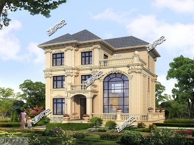 歐式別墅設計圖推薦，值得讓你驕傲一輩子的別墅，蓋一棟人生才不算白活