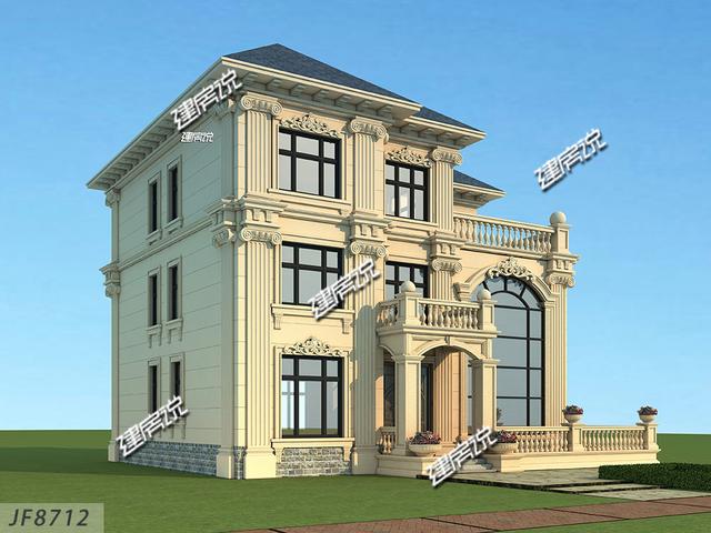 歐式別墅設計圖推薦，值得讓你驕傲一輩子的別墅，蓋一棟人生才不算白活