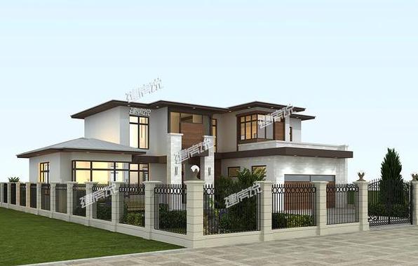 一棟美美的現(xiàn)代風(fēng)別墅設(shè)計圖，是過好日子的開始，30萬就能建