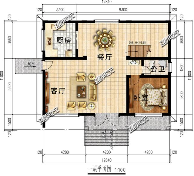 設計感十足的現(xiàn)代風別墅設計圖，年輕人建房選擇，為自己兒女收藏了