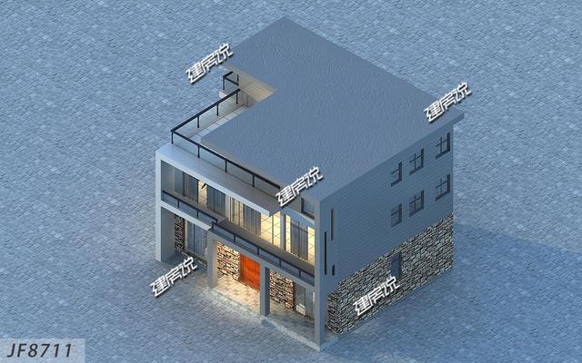 設計感十足的現(xiàn)代風別墅設計圖，年輕人建房選擇，為自己兒女收藏了