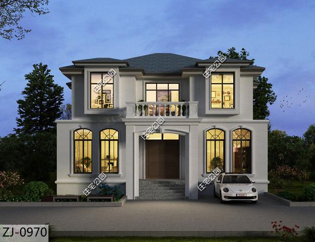 歐式別墅實在看膩，倒不如換換心情來一棟法式別墅設計圖，浪漫又有型