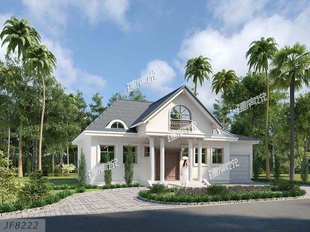 鄉(xiāng)村精美別墅設(shè)計圖，只要20來萬，就能實(shí)現(xiàn)你的別墅夢