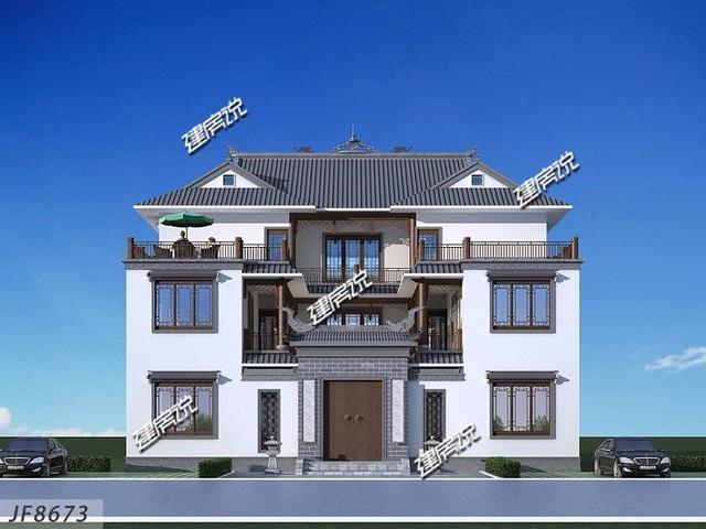 這棟中式別墅設(shè)計圖，簡直就是我這一輩子的奮斗目標，努力吧