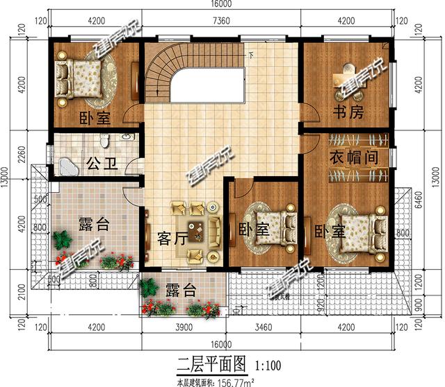 三棟別墅設計圖，蓋了惹全村人羨慕，收藏起來準沒錯