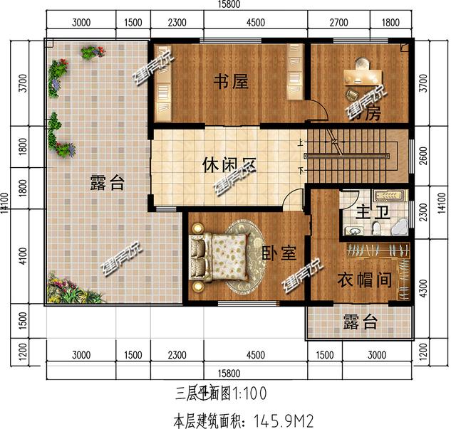 漂亮大氣中式別墅設計圖，獨有的寧靜，曼妙的生活，寧靜致遠。