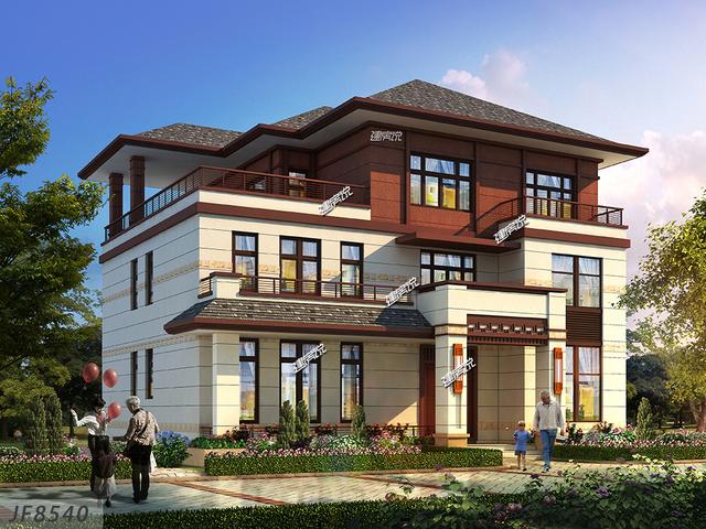 漂亮大氣中式別墅設計圖，獨有的寧靜，曼妙的生活，寧靜致遠。