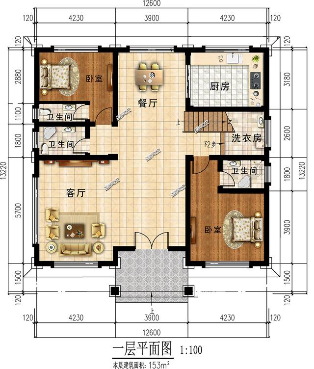 豪華別墅設(shè)計圖，建造起來，你一定是全村的焦點，太棒了