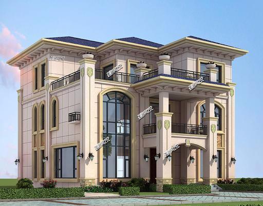 豪華別墅設(shè)計圖，建造起來，你一定是全村的焦點，太棒了