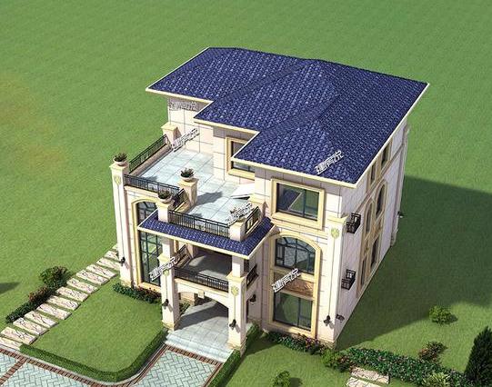 豪華別墅設(shè)計圖，建造起來，你一定是全村的焦點，太棒了