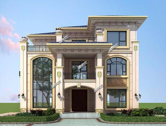 豪華別墅設(shè)計圖，建造起來，你一定是全村的焦點，太棒了