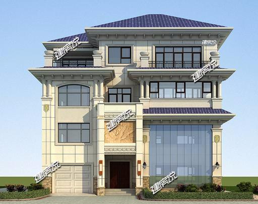 三層豪華歐式別墅設(shè)計圖，帶挑空客廳、車庫和夾層，好設(shè)計值得收藏！