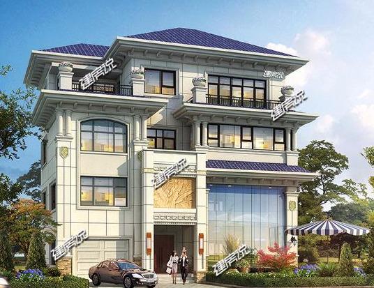 三層豪華歐式別墅設(shè)計圖，帶挑空客廳、車庫和夾層，好設(shè)計值得收藏！