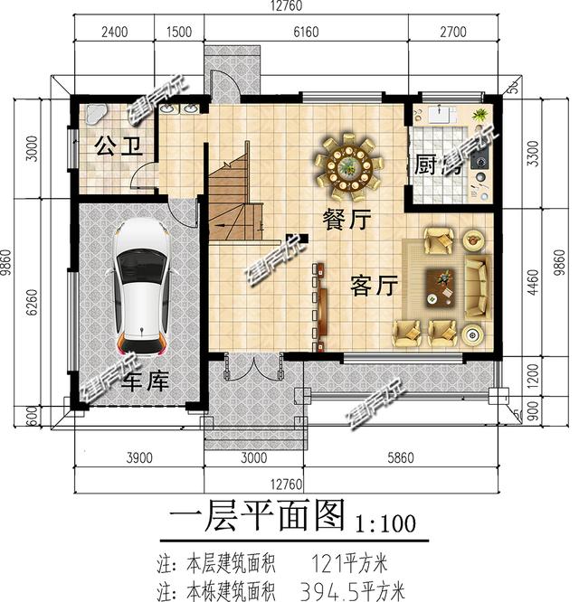 三層豪華歐式別墅設(shè)計圖，帶挑空客廳、車庫和夾層，好設(shè)計值得收藏！