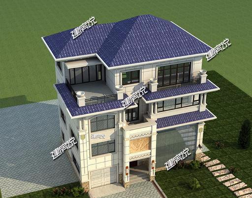 三層豪華歐式別墅設(shè)計圖，帶挑空客廳、車庫和夾層，好設(shè)計值得收藏！