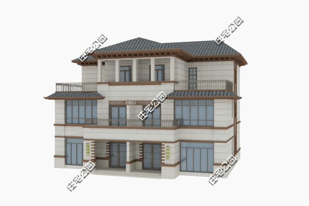 雙拼別墅設(shè)計(jì)圖，農(nóng)村兩兄弟蓋房既省錢又霸氣