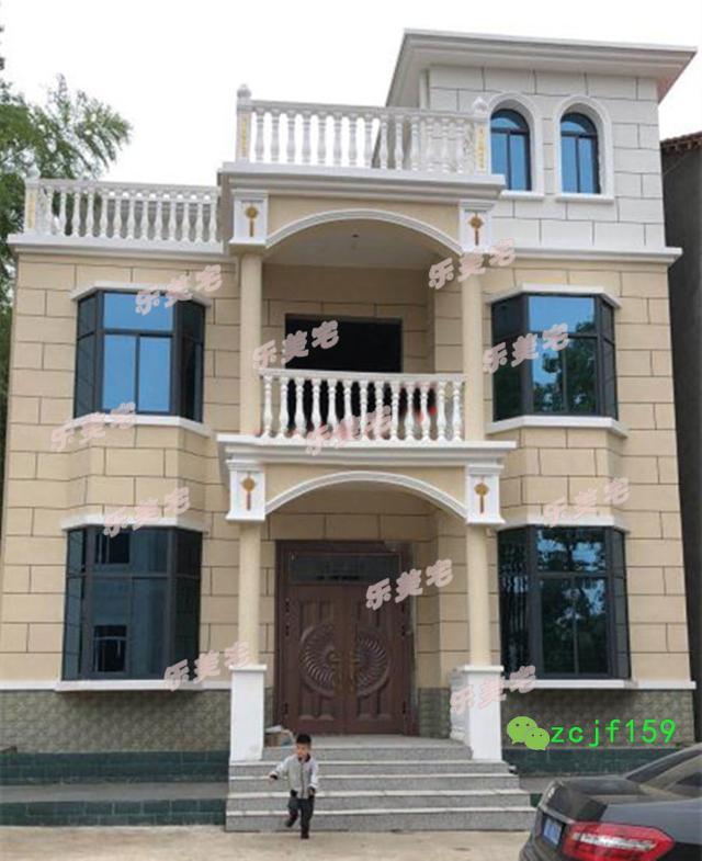 鄉(xiāng)村三層自建別墅設(shè)計(jì)圖推薦（帶有建成實(shí)景圖對比）