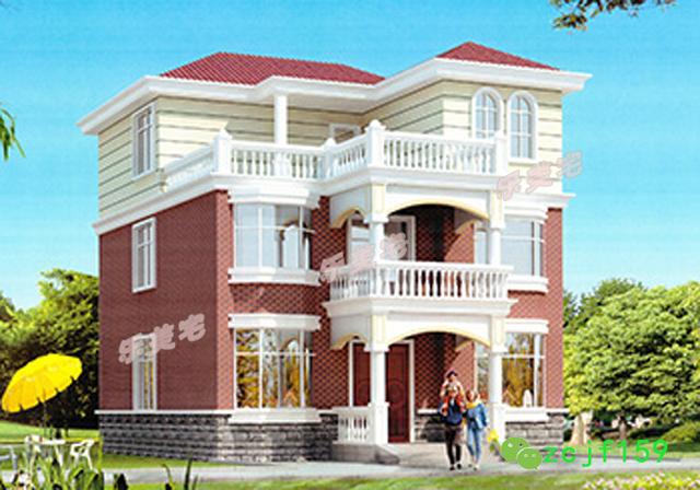 鄉(xiāng)村三層自建別墅設(shè)計(jì)圖推薦（帶有建成實(shí)景圖對比）